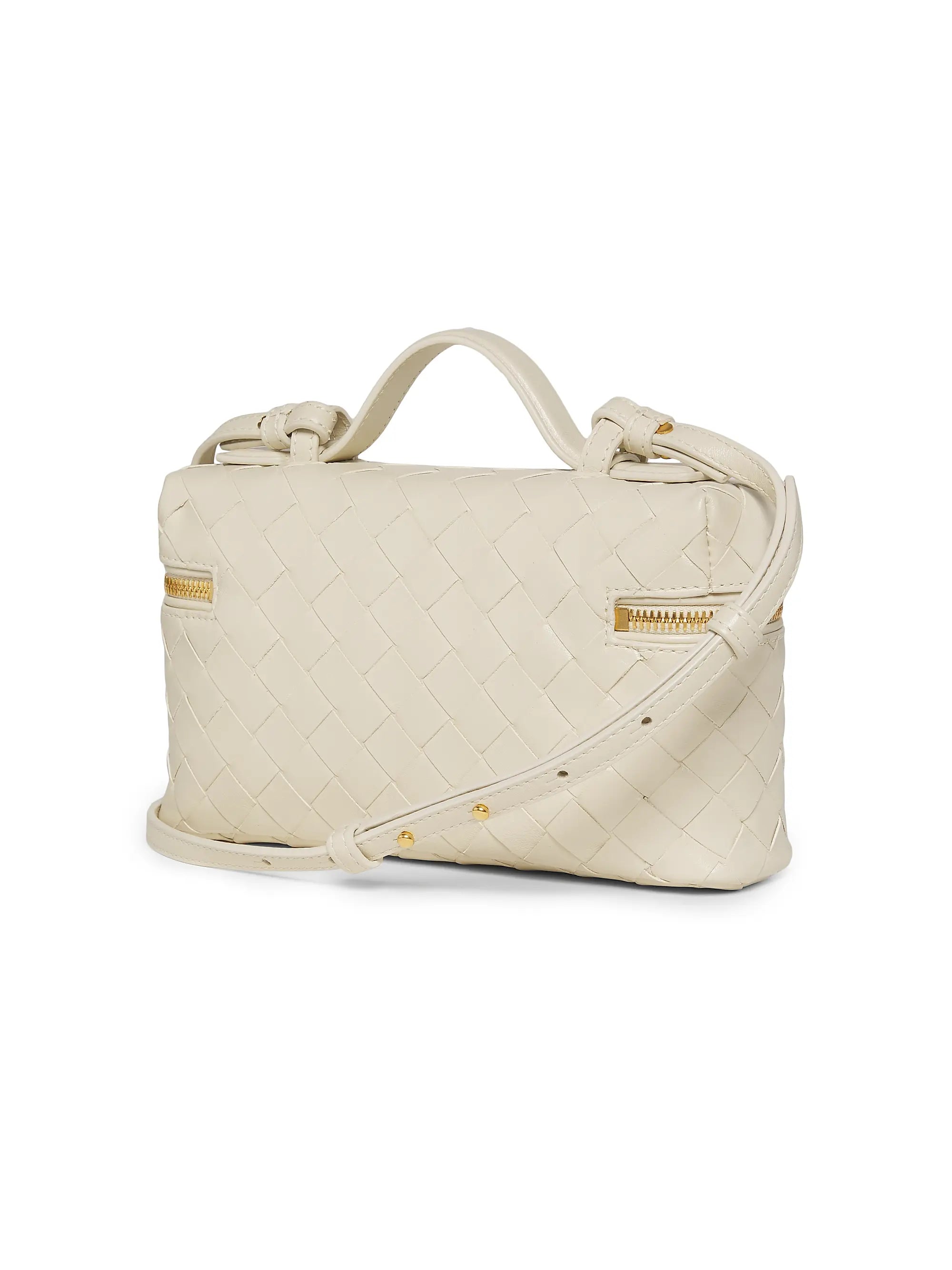 Bottega Veneta Bang Bang Intrecciato Leather Crossbody Vanity Case Bag