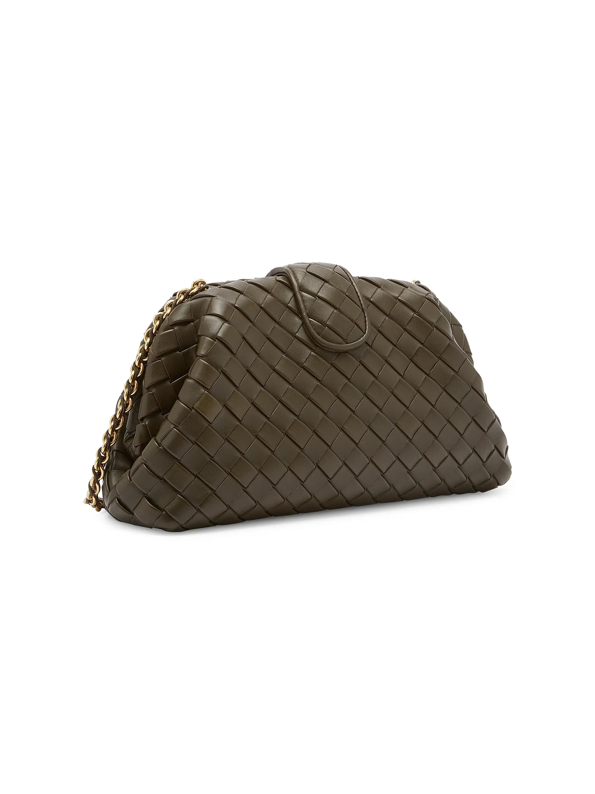 Bottega Veneta Lauren 1980 Padded Intrecciato Leather Clutch