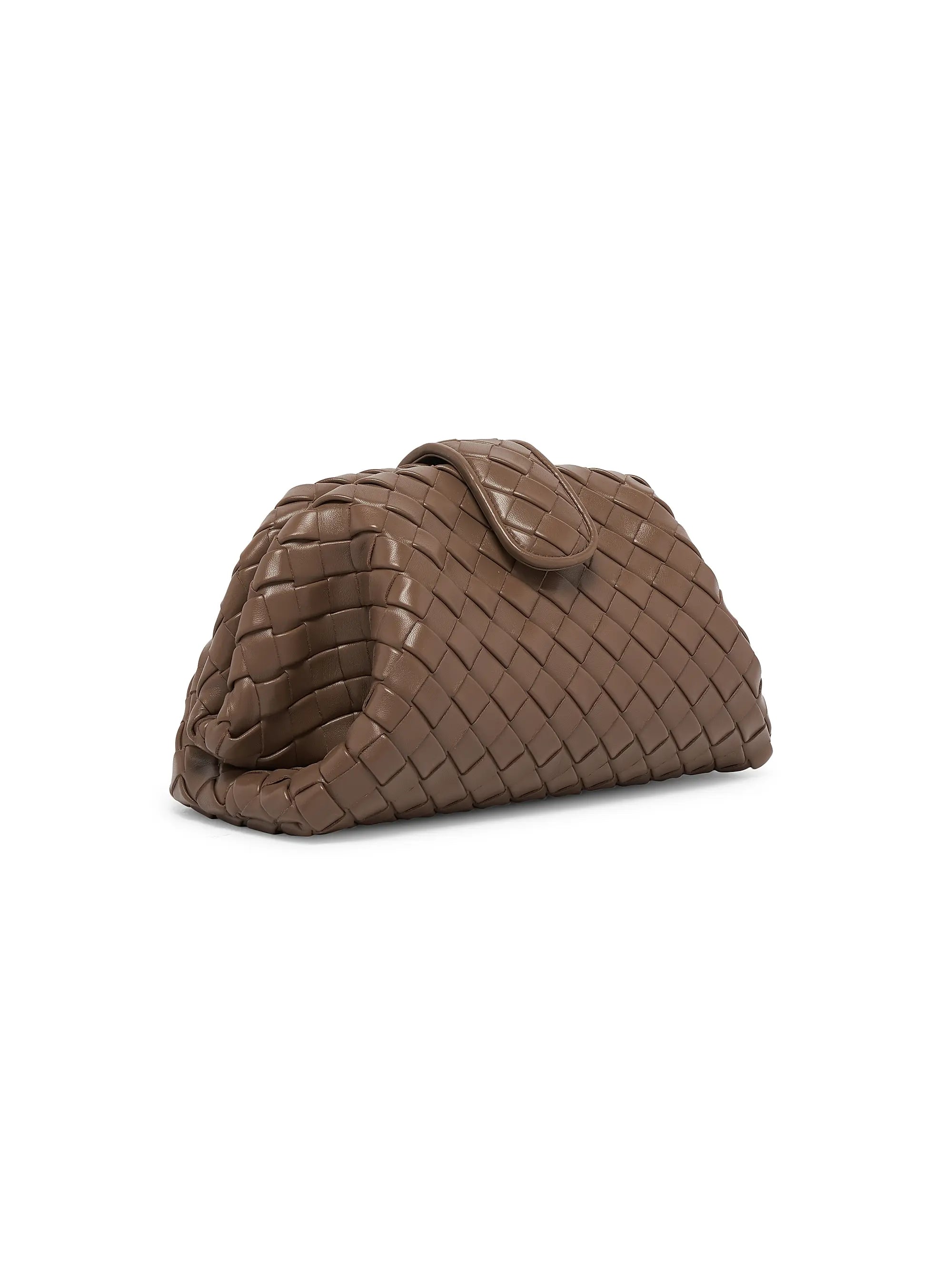 Bottega Veneta Lauren 1980 Padded Intrecciato Leather Clutch