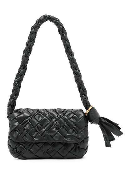 Bottega Veneta Città Intrecciato Leather Shoulder Bag