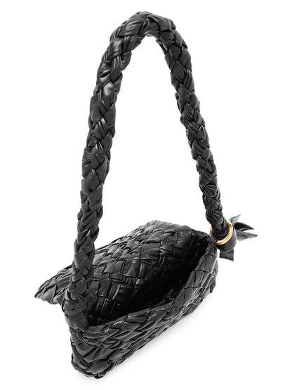 Bottega Veneta Città Intrecciato Leather Shoulder Bag