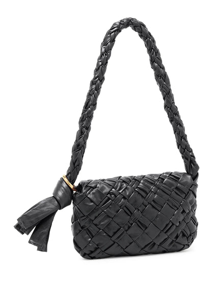 Bottega Veneta Città Intrecciato Leather Shoulder Bag