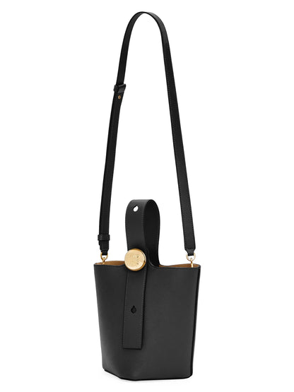LOEWE Mini Pebbled Leather Bucket Bag