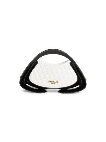 Balmain Jolie Small Madame Quilted Top-Handle Bag