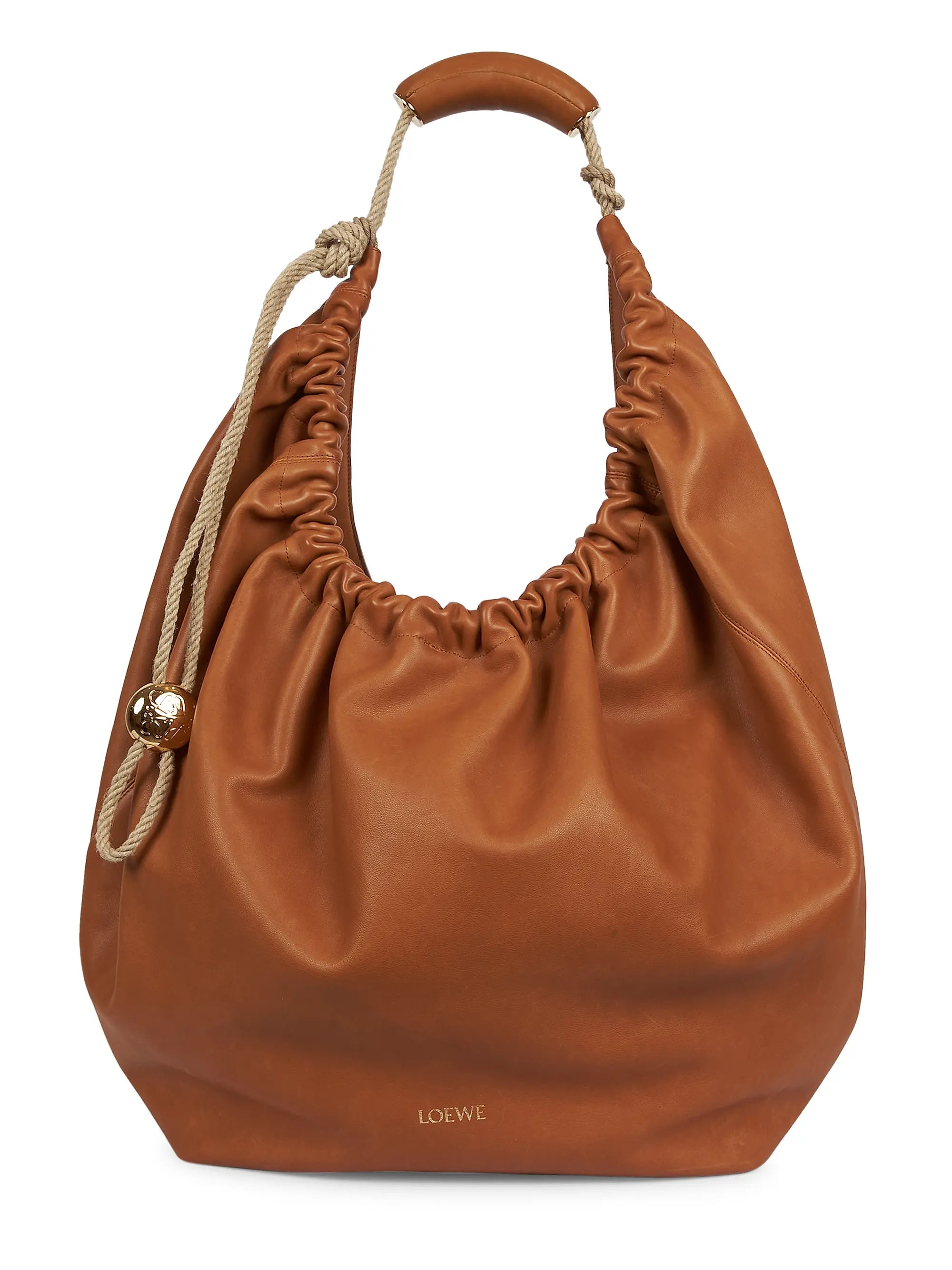 LOEWE LOEWE x Paula's Ibiza Squeeze Extra-Large Leather Hobo Bag