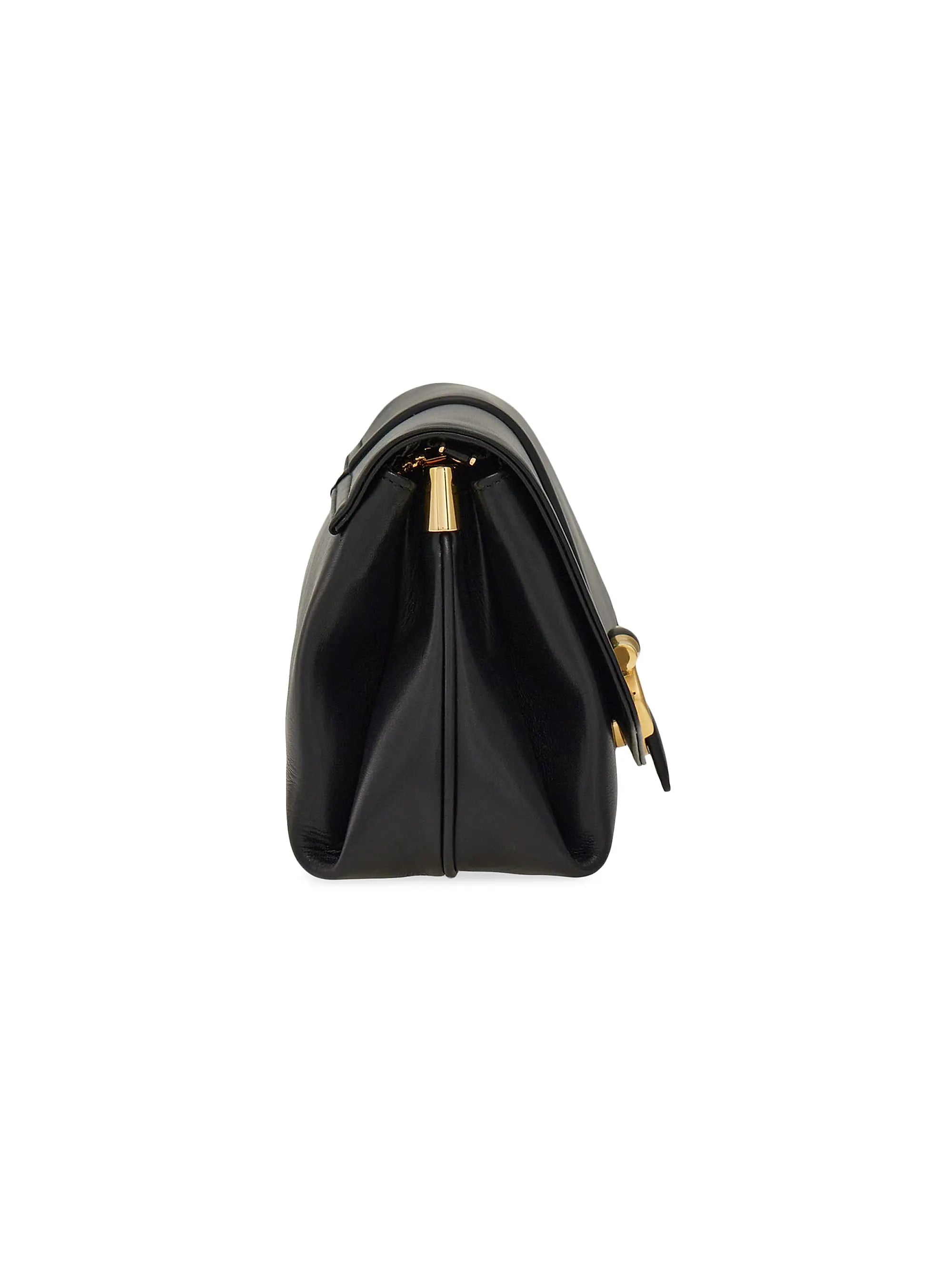 FERRAGAMO Medium New Line Leather Shoulder Bag