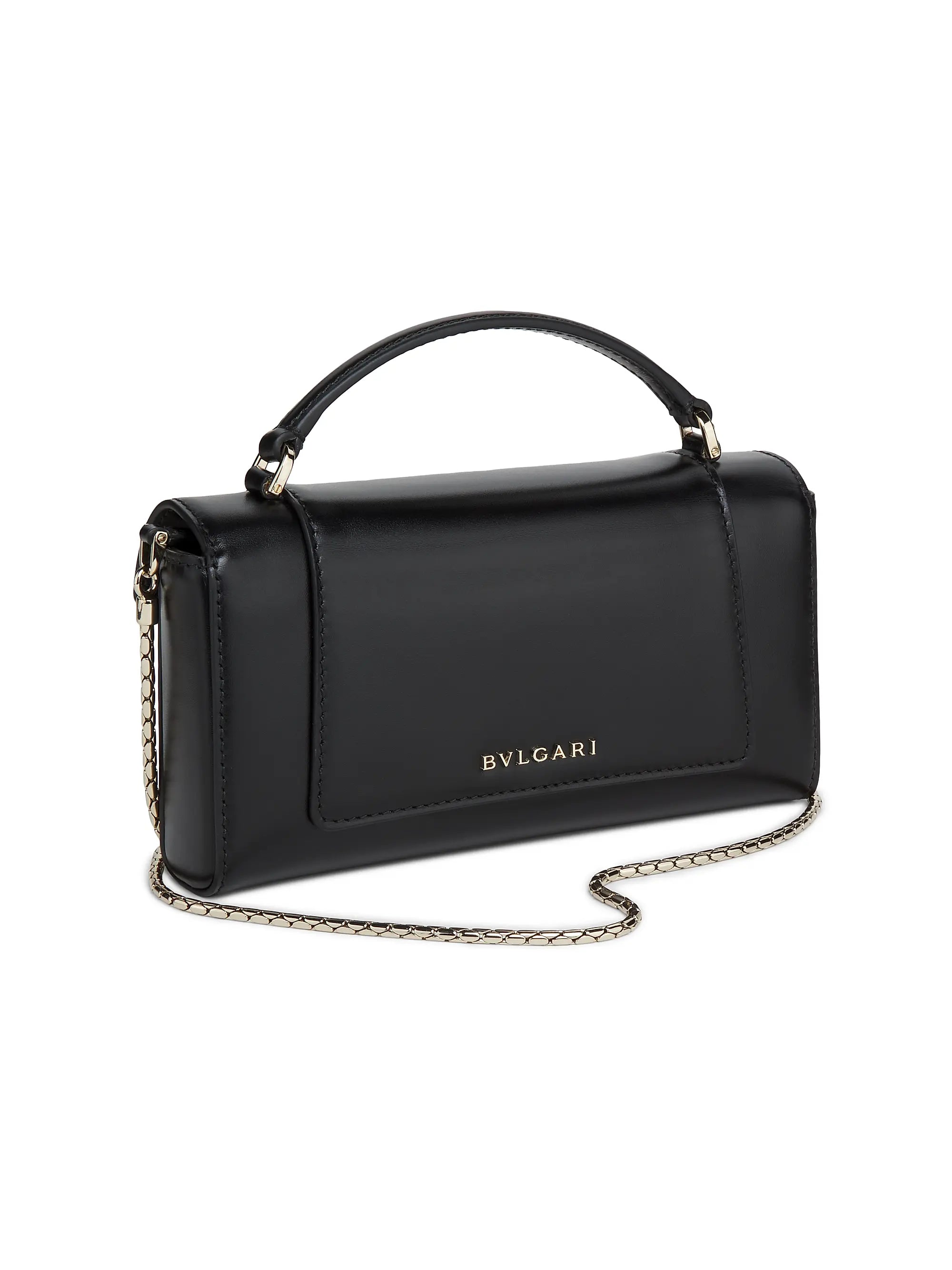 BVLGARI Serpenti Leather Phone Case