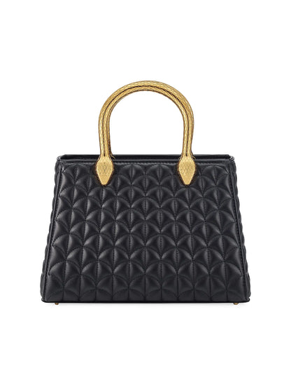 BVLGARI Serpenti Caracalla Matelassé Satchel