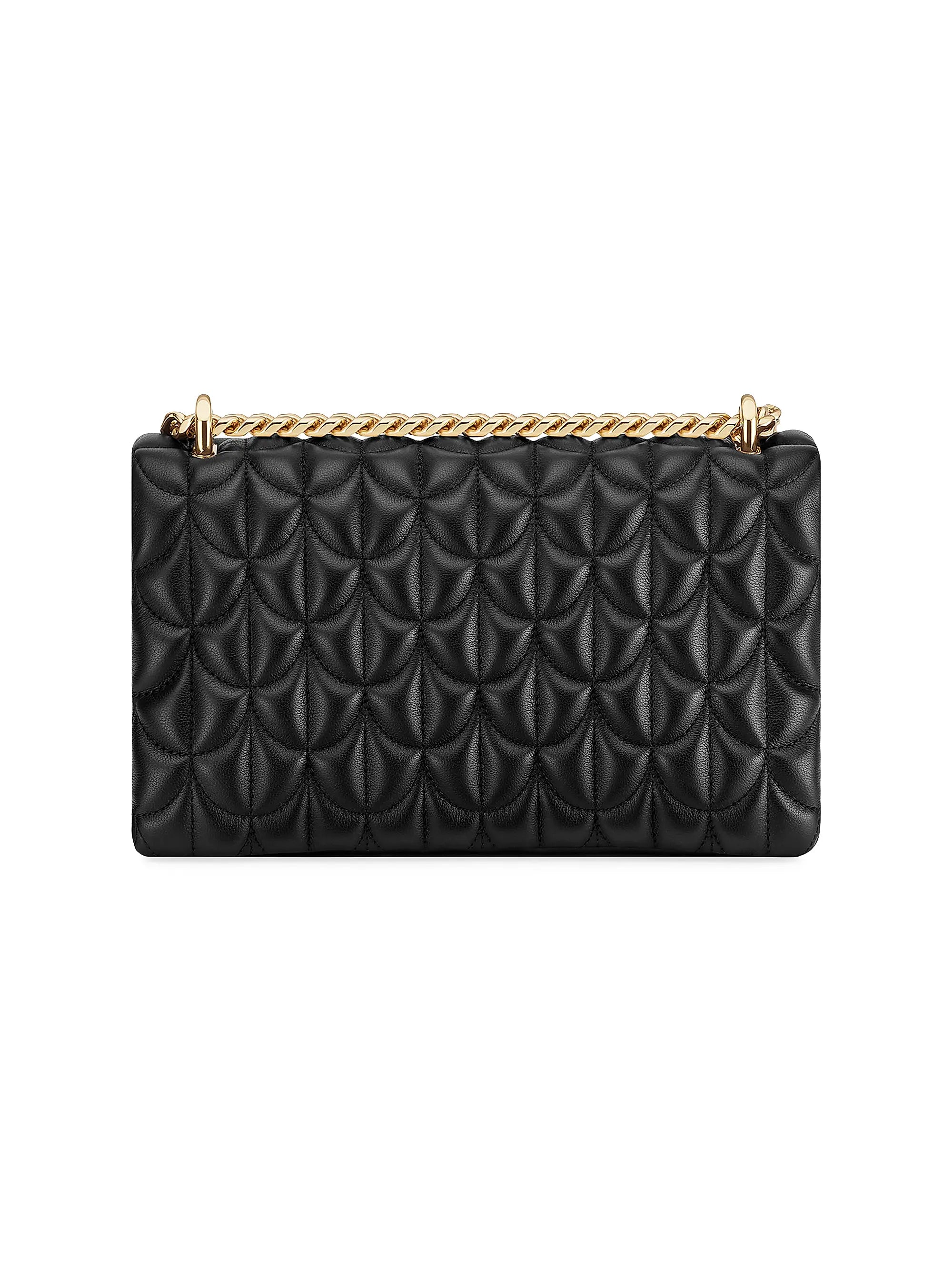 BVLGARI Serpenti Cabochon Matelassé Leather Top Handle Bag