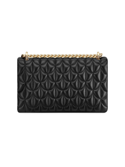 BVLGARI Serpenti Cabochon Matelassé Leather Top Handle Bag