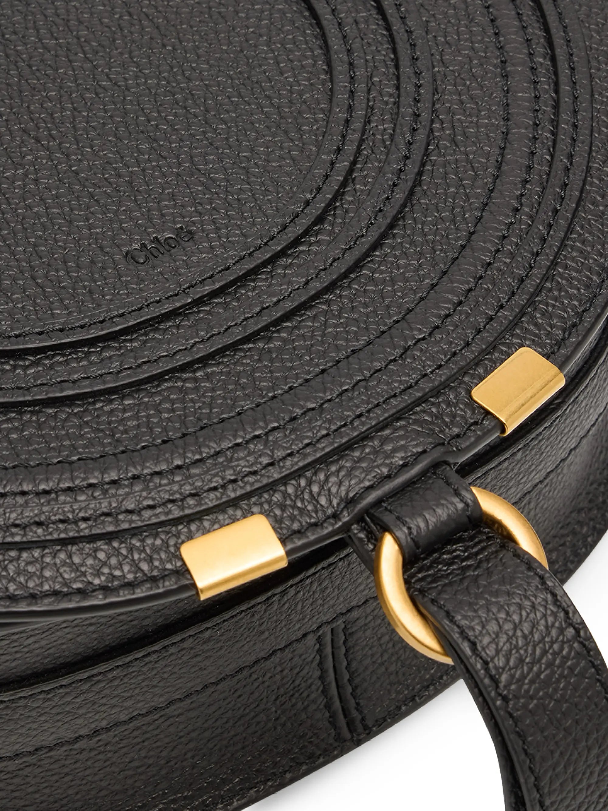 Chloé Marcie Leather Saddle Bag
