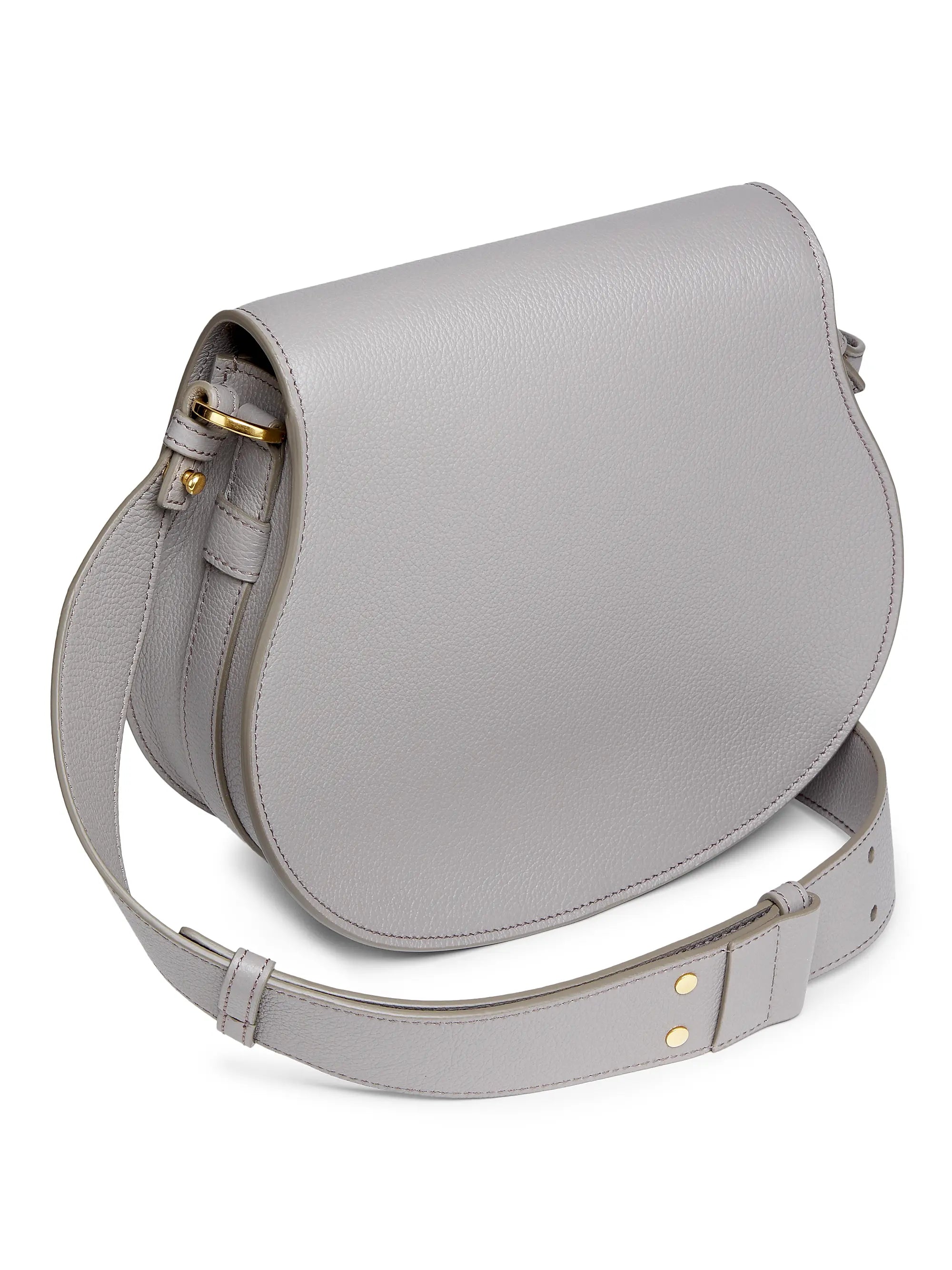 Chloé Marcie Leather Saddle Bag