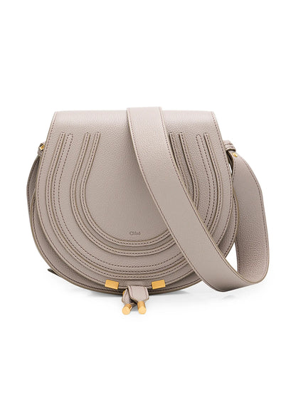 Chloé Marcie Leather Saddle Bag