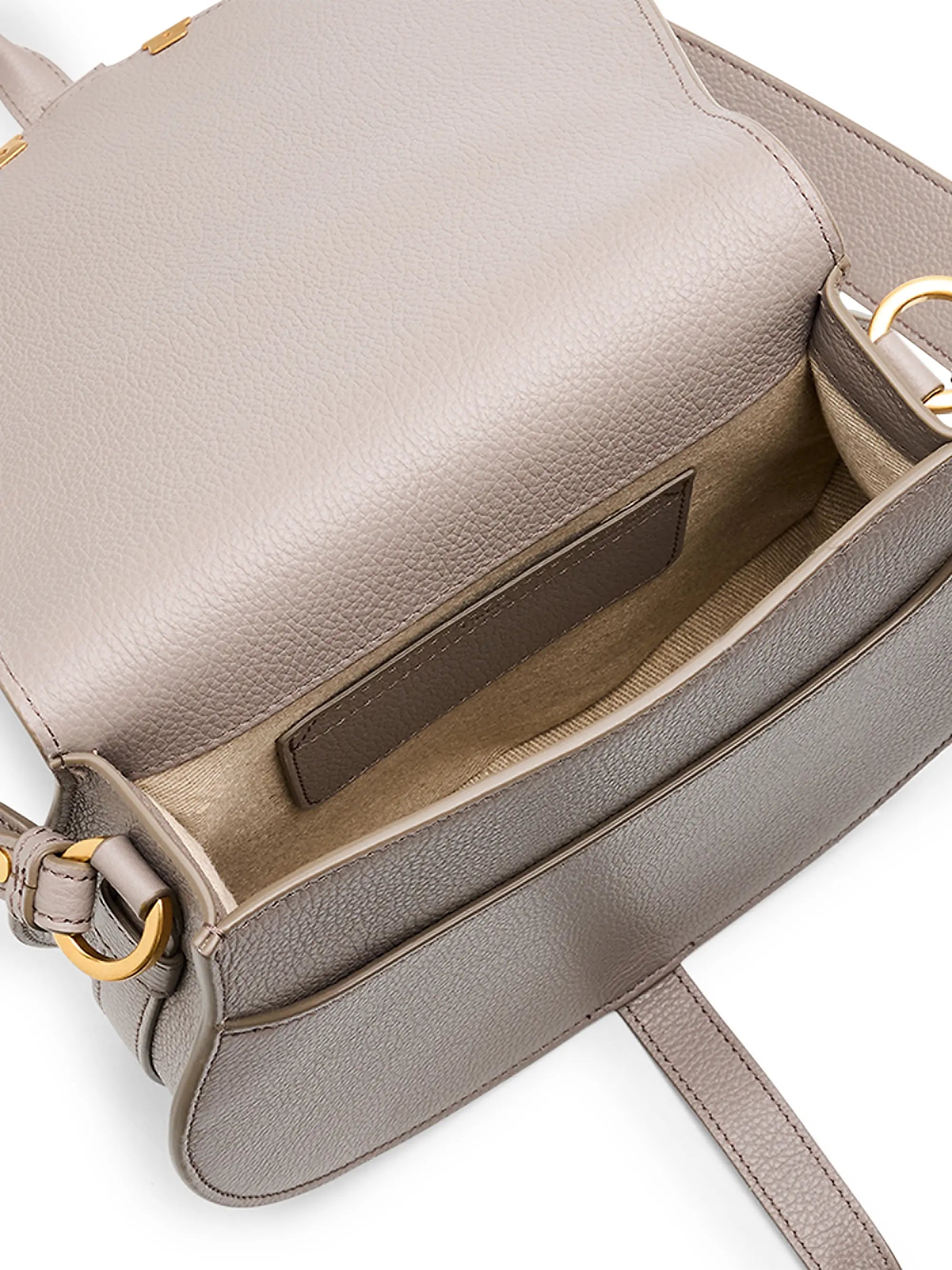 Chloé Marcie Leather Saddle Bag