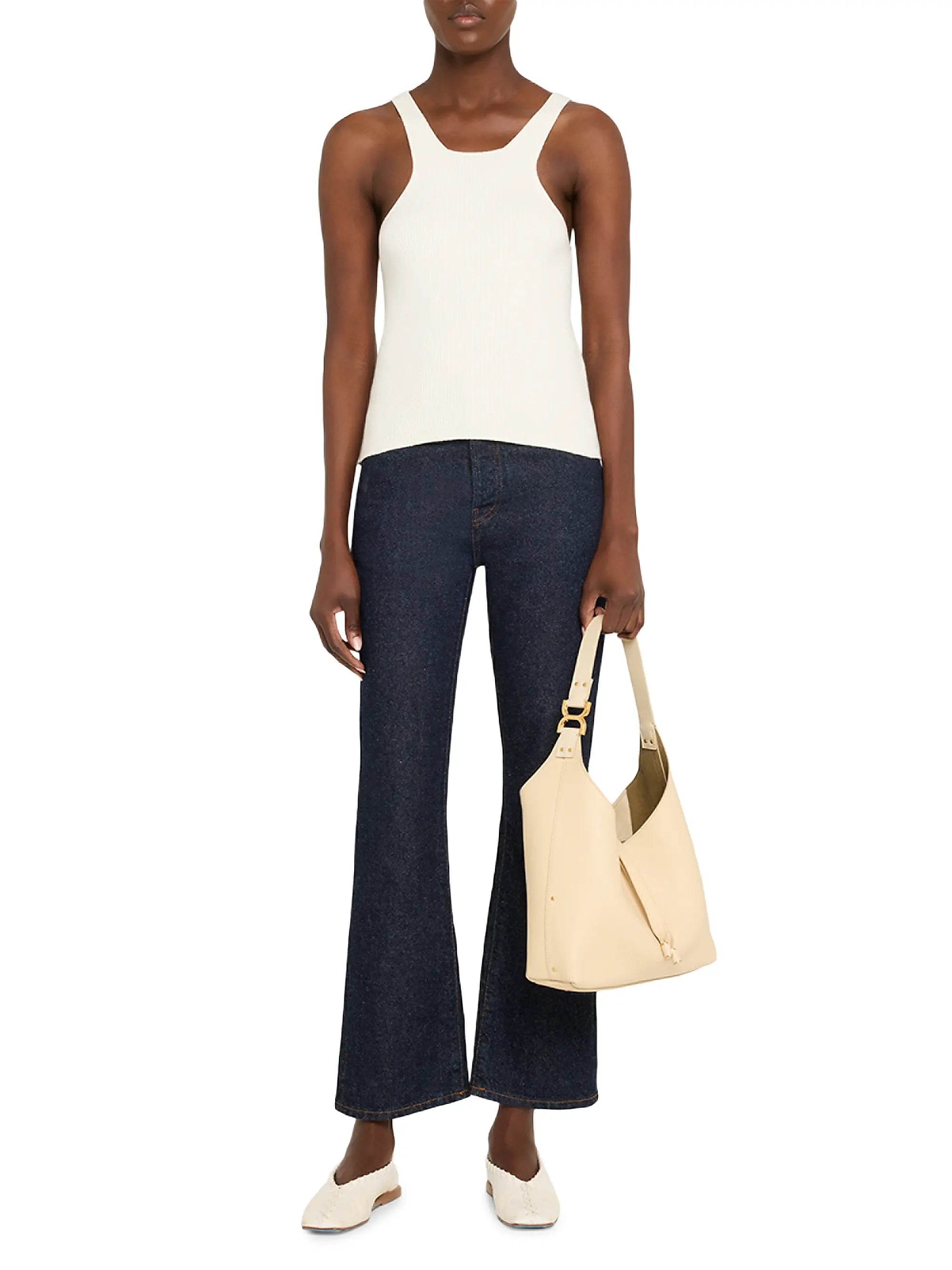 Chloé Small Marcie Leather Hobo Bag