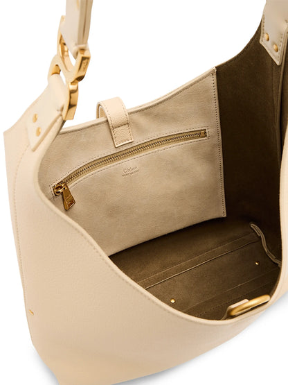 Chloé Small Marcie Leather Hobo Bag