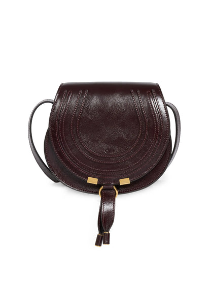 Chloé Small Marcie Leather Saddle Bag