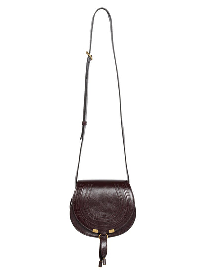 Chloé Small Marcie Leather Saddle Bag