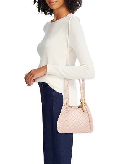 Bottega Veneta Andiamo Intrecciato Leather Crossbody Bag