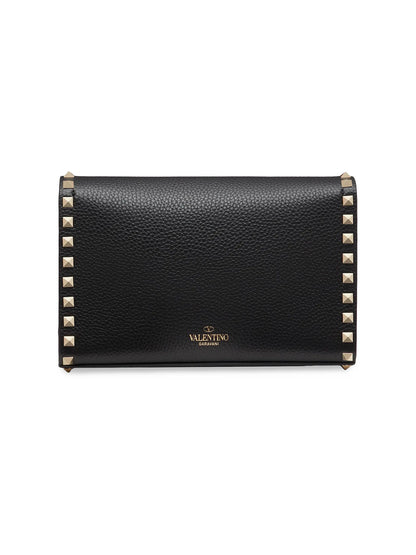 Valentino Garavani Small Rockstud Grainy Calfskin Crossbody Bag