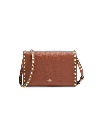Valentino Garavani Small Rockstud Grainy Calfskin Crossbody Bag