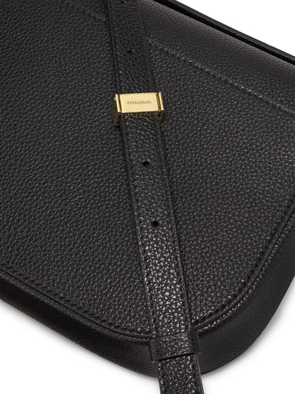 FERRAGAMO Small Double Gancio Saddle Bag