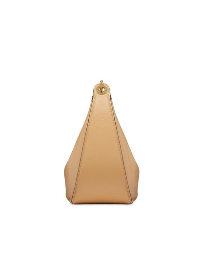 Valentino Garavani Small VLogo Moon Hobo Bag in Grainy Calfskin