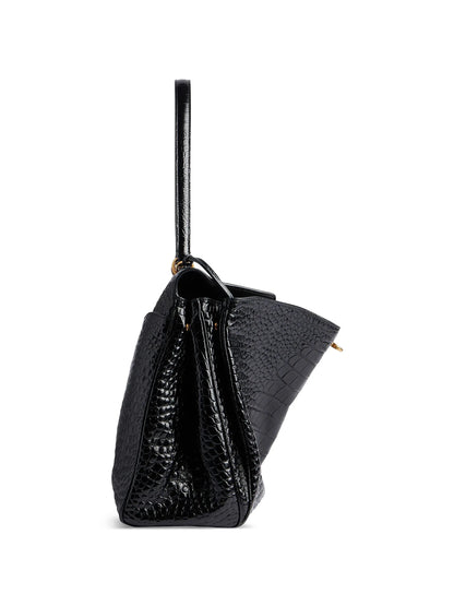 Balenciaga Rodeo Large Handbag Crocodile Embossed