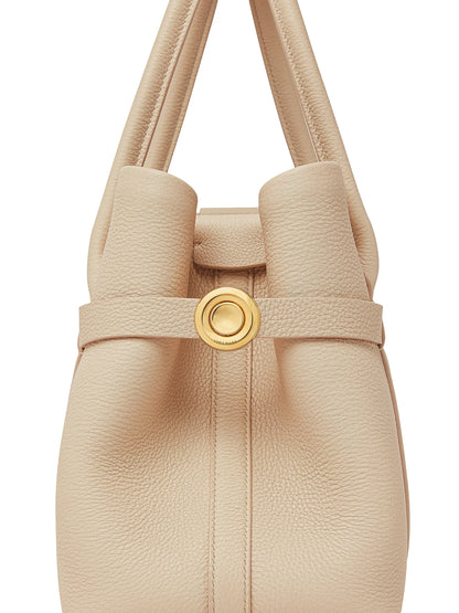 Loro Piana Small Ghiera Leather Shopper Tote Bag