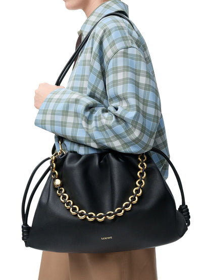 LOEWE Large Flamenco Leather Shoulder Bag