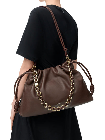 LOEWE Large Flamenco Leather Shoulder Bag
