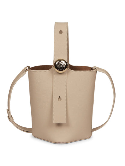 LOEWE Mini Pebble Leather Bucket Bag