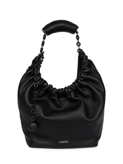 LOEWE Small Squeeze Leather Hobo Bag