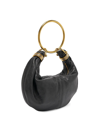 Chloé Small Bracelet Grained Leather Hobo Bag