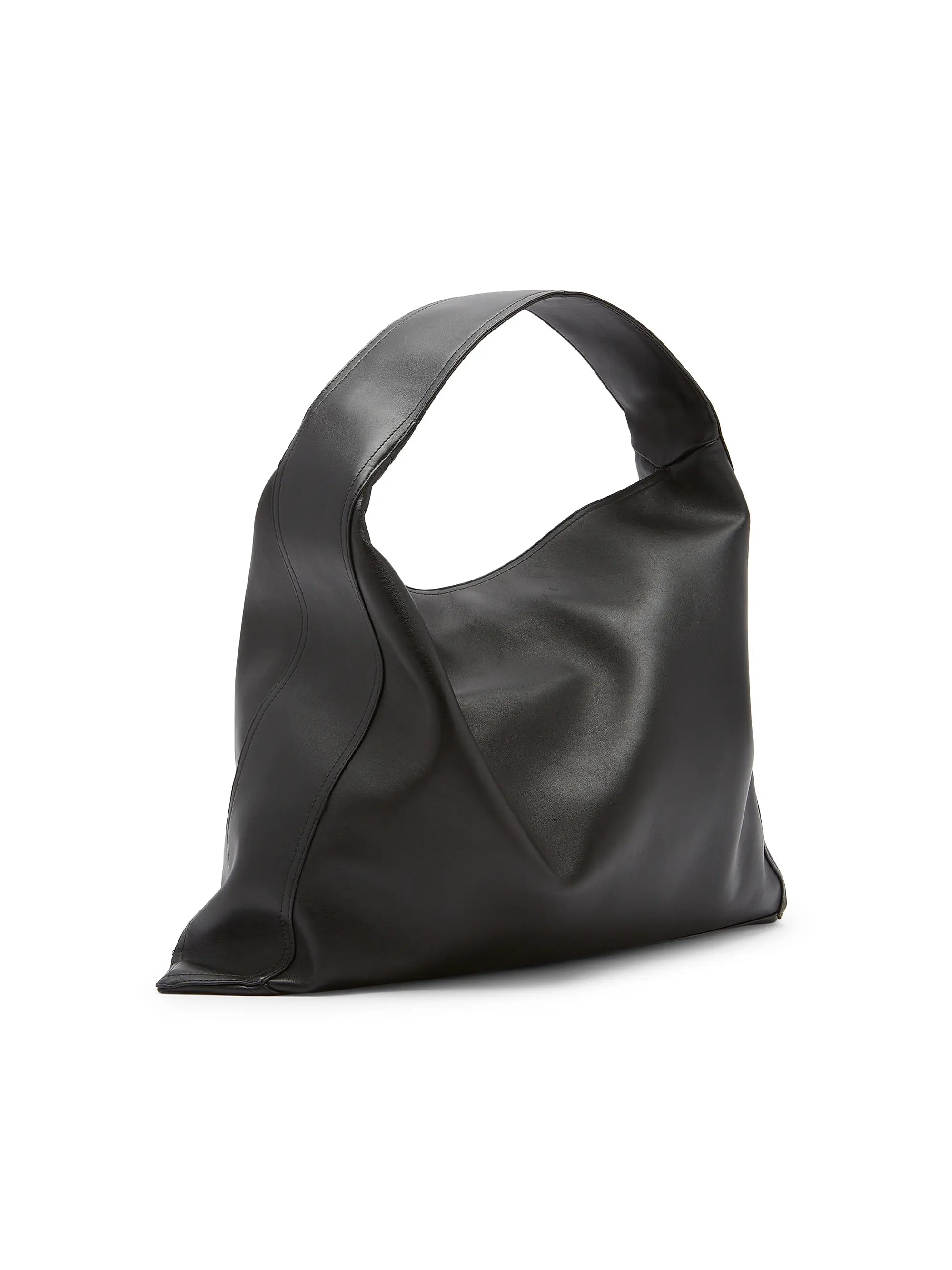 Bottega Veneta Large Hop Leather Hobo Bag