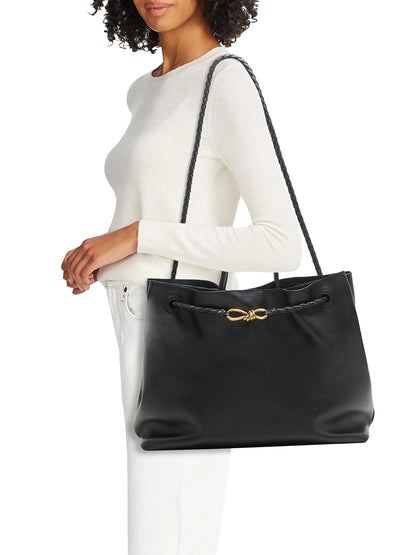 Bottega Veneta Large Andiamo Leather Top Handle Bag