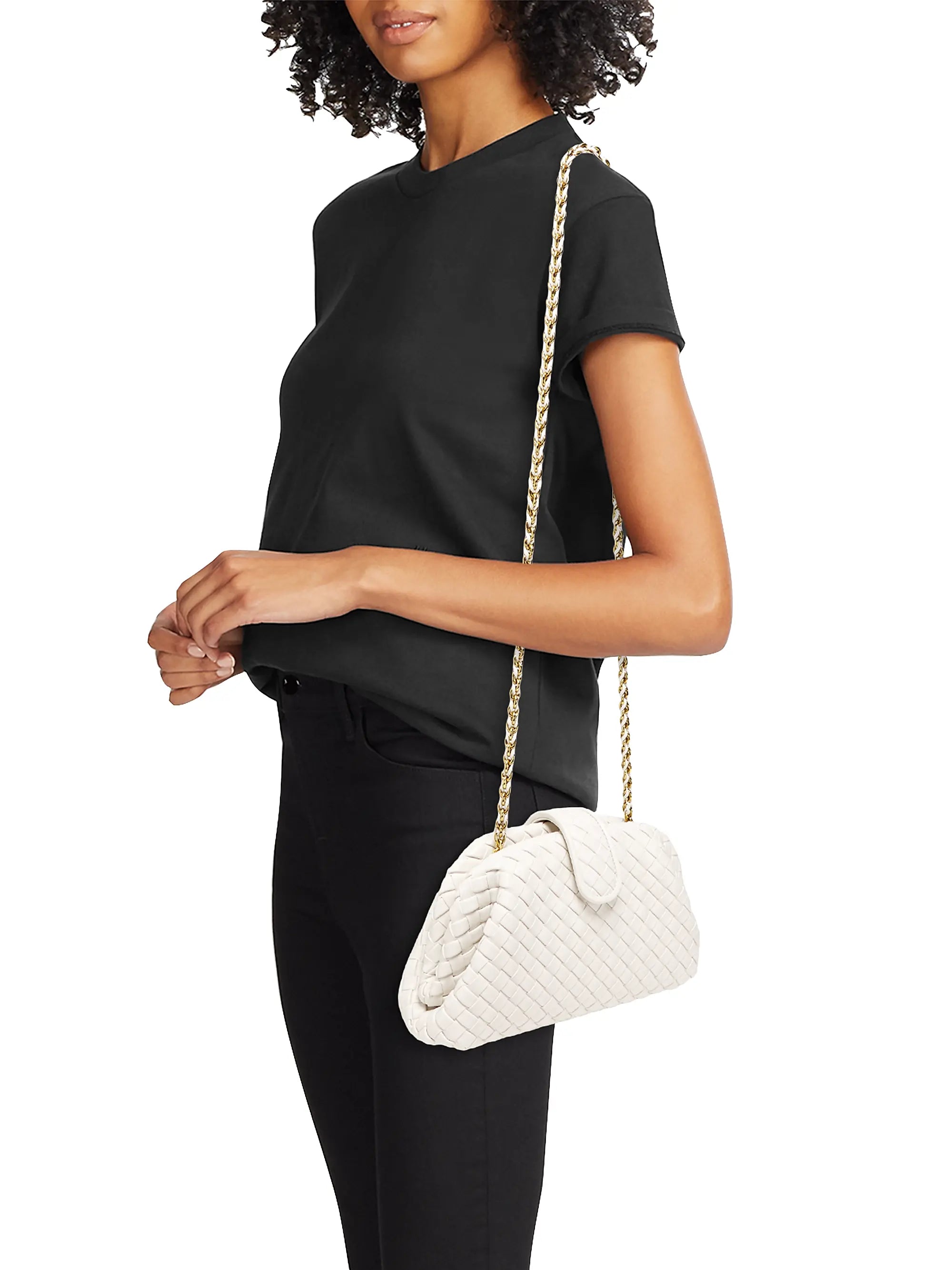 Bottega Veneta Mini Lauren 1980 Intrecciato Leather Clutch