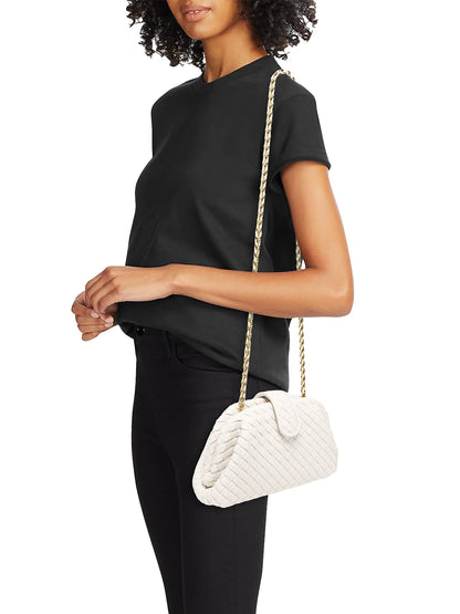 Bottega Veneta Mini Lauren 1980 Intrecciato Leather Clutch