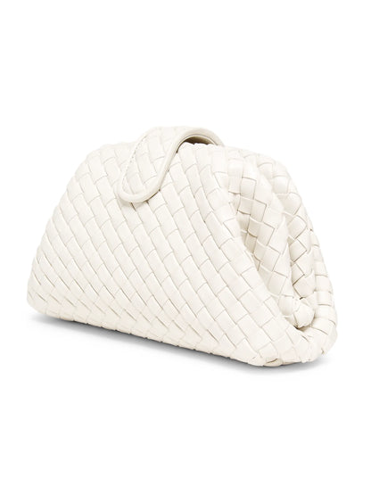 Bottega Veneta Mini Lauren 1980 Intrecciato Leather Clutch