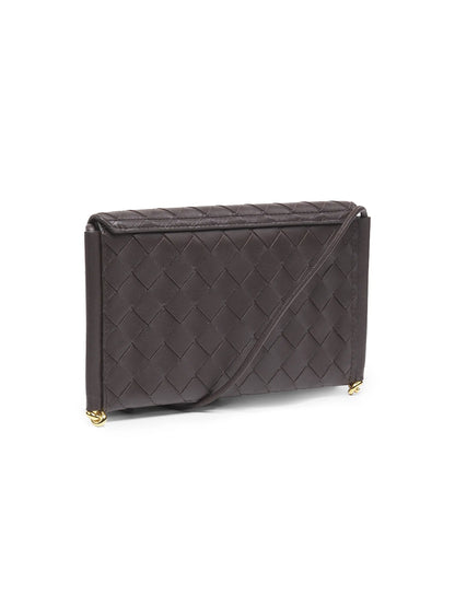 Bottega Veneta Intrecciato Leather Envelope Wallet-On-Chain Bag
