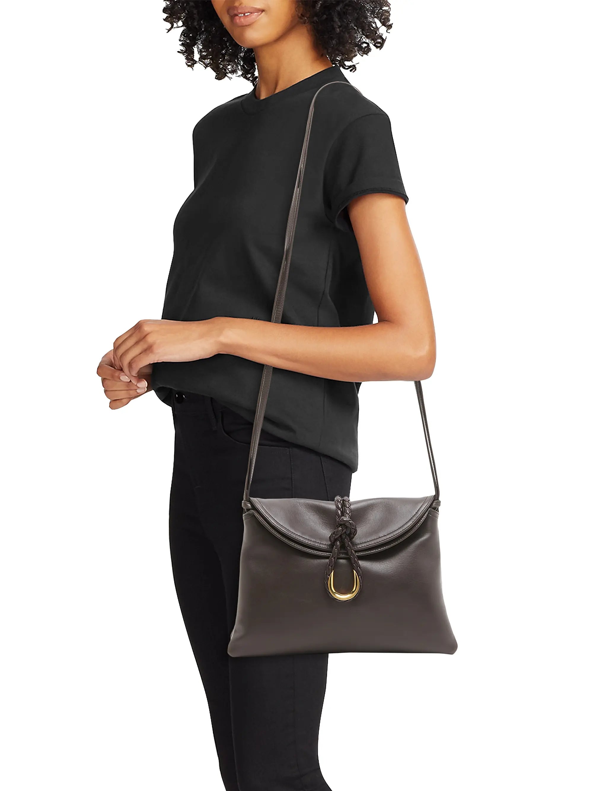 Bottega Veneta Small Liberta Leather Shoulder Bag