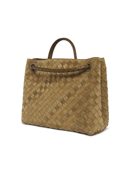 Bottega Veneta Andiamo Medium Suede Tote Bag