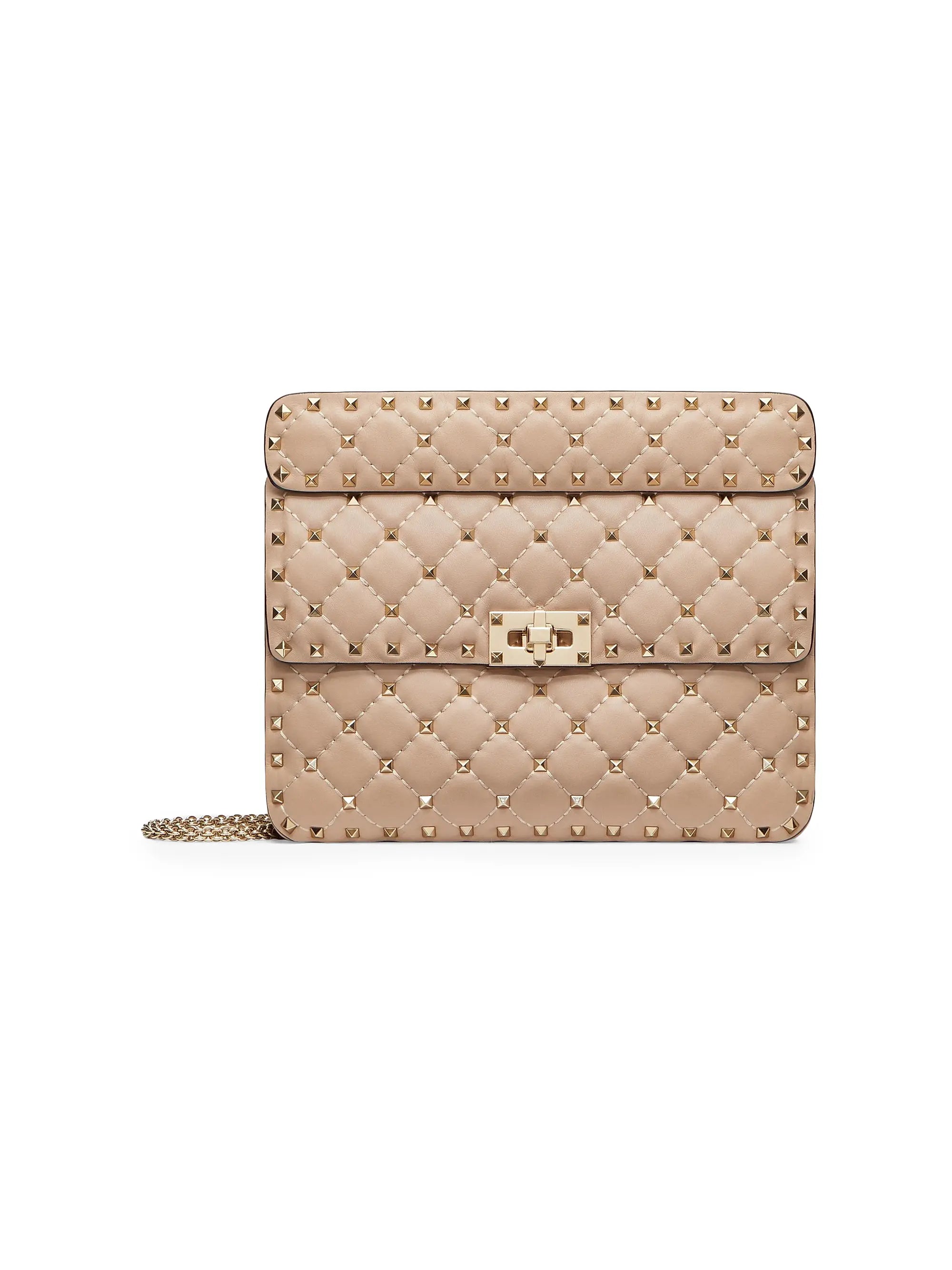 Valentino Garavani Medium Nappa Rockstud Spike Shoulder Bag