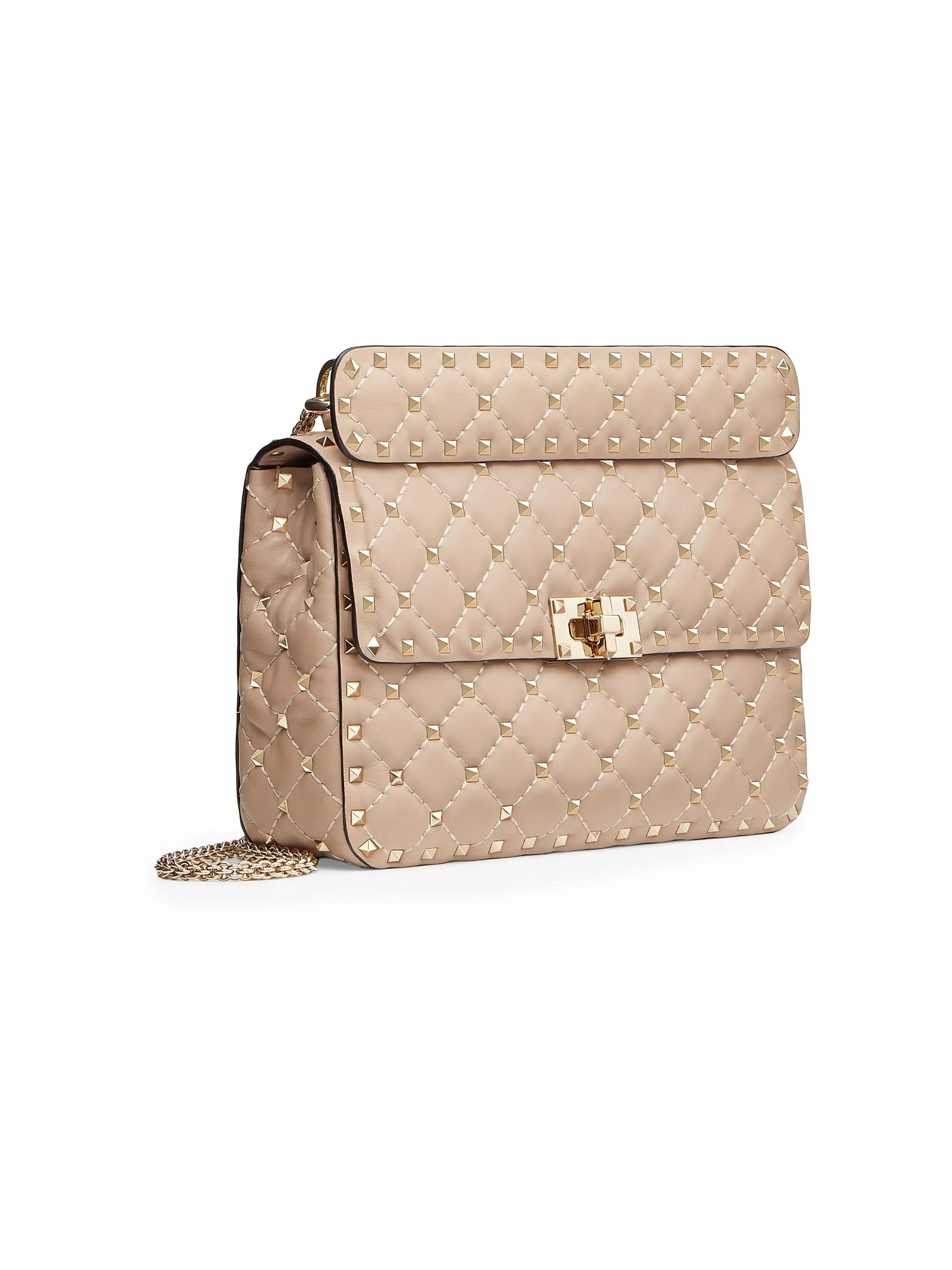 Valentino Garavani Medium Nappa Rockstud Spike Shoulder Bag