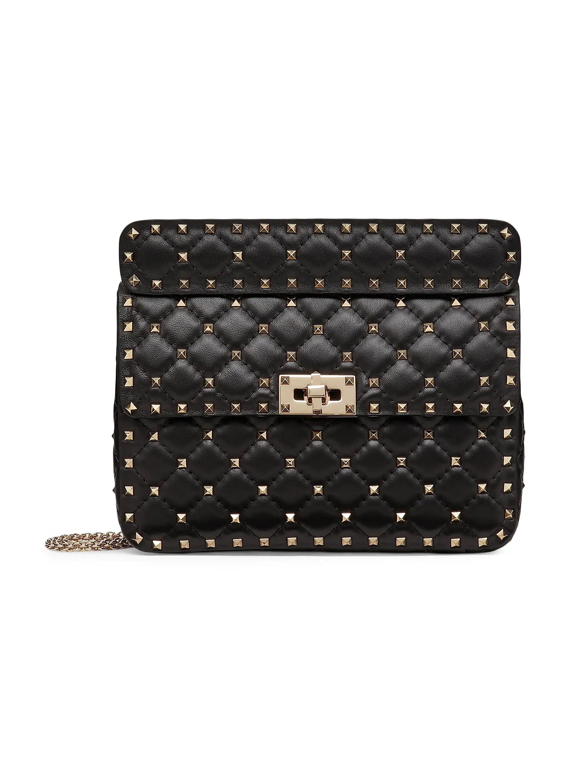 Valentino Garavani Medium Nappa Rockstud Spike Shoulder Bag