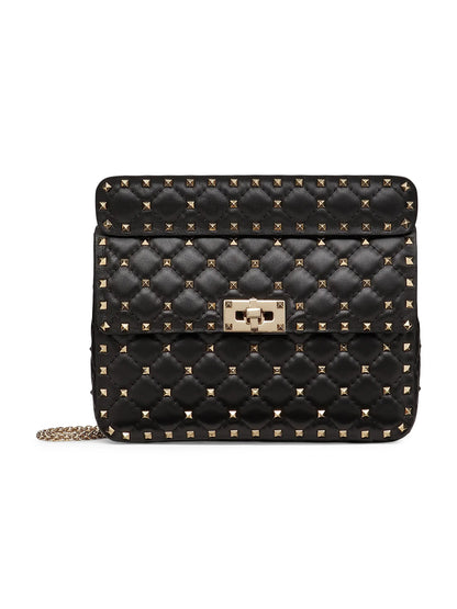 Valentino Garavani Medium Nappa Rockstud Spike Shoulder Bag