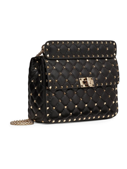 Valentino Garavani Medium Nappa Rockstud Spike Shoulder Bag