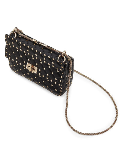Valentino Garavani Medium Nappa Rockstud Spike Shoulder Bag