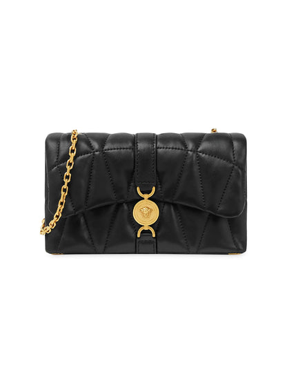 Versace Kleio Mini Quilted Leather Crossbody Bag