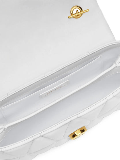 Versace Kleio Mini Quilted Leather Crossbody Bag